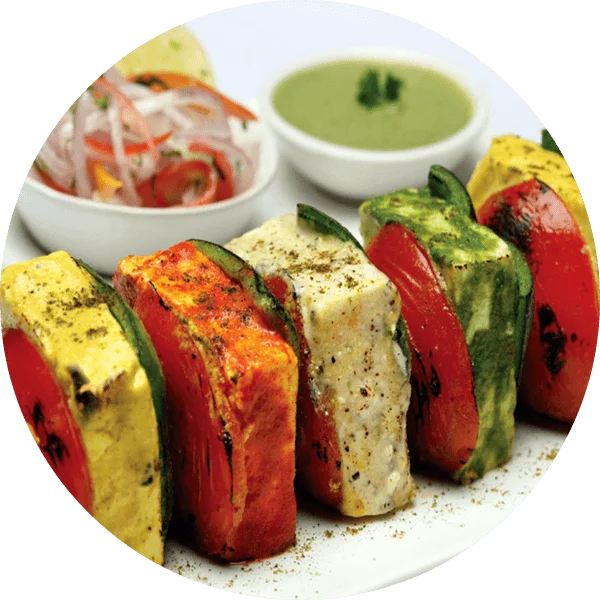Grilled paneer tikka